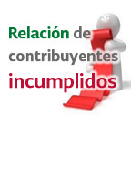 Relación de contribuyentes incumplidos